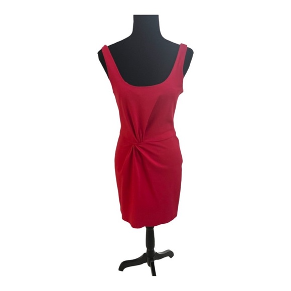 Armani Exchange Fuchsia Viscose Casual Dress